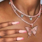LW Butterfly Decor Necklace