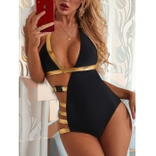 LW Backless Cut Out One-piece Swimsuit
