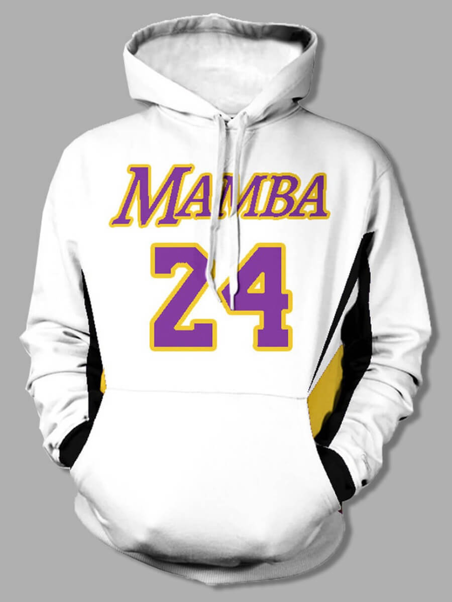 

Lovely Sportswear Hooded Collar Letter Print White Boy Hoodie