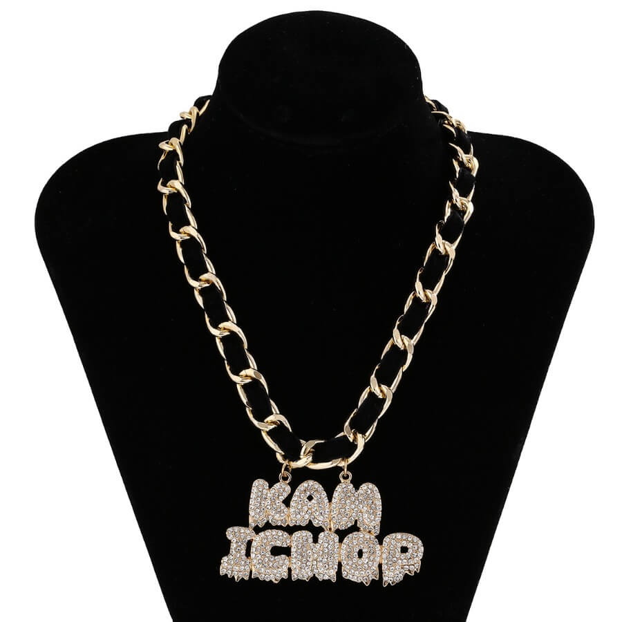 

Lovely Casual Letter Gold Necklace