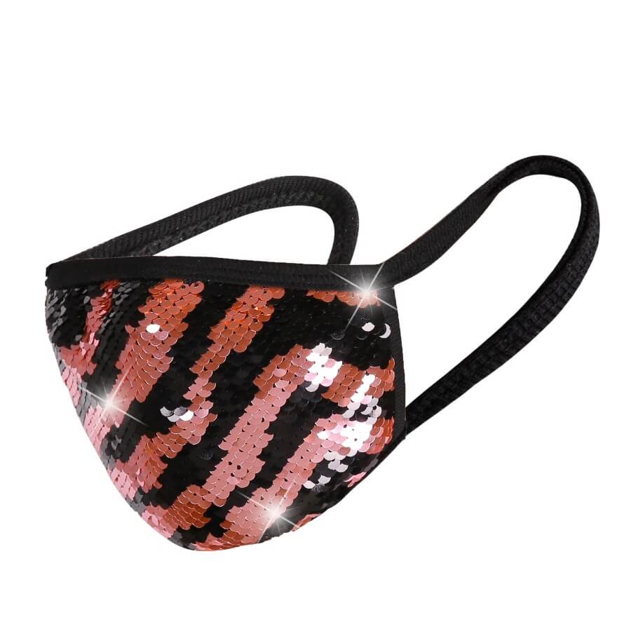 

Lovely Casual Sequined Patchwork Brown Face Mask