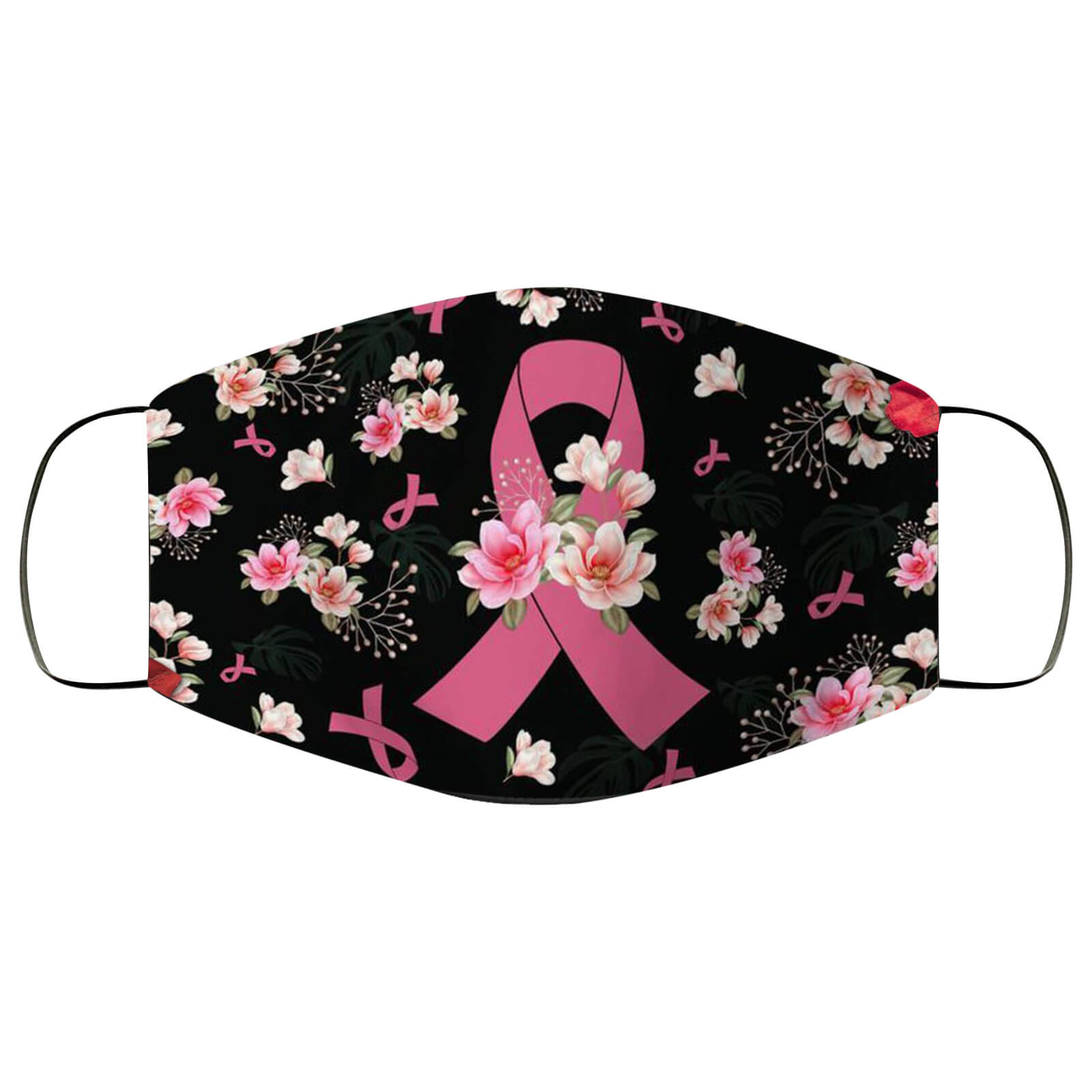 

Lovely Casual Floral Print Carbon Black Face Mask