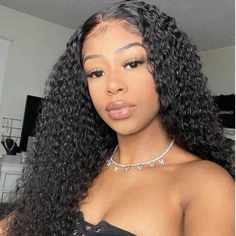 

Lovely Stylish Curly Black Wig
