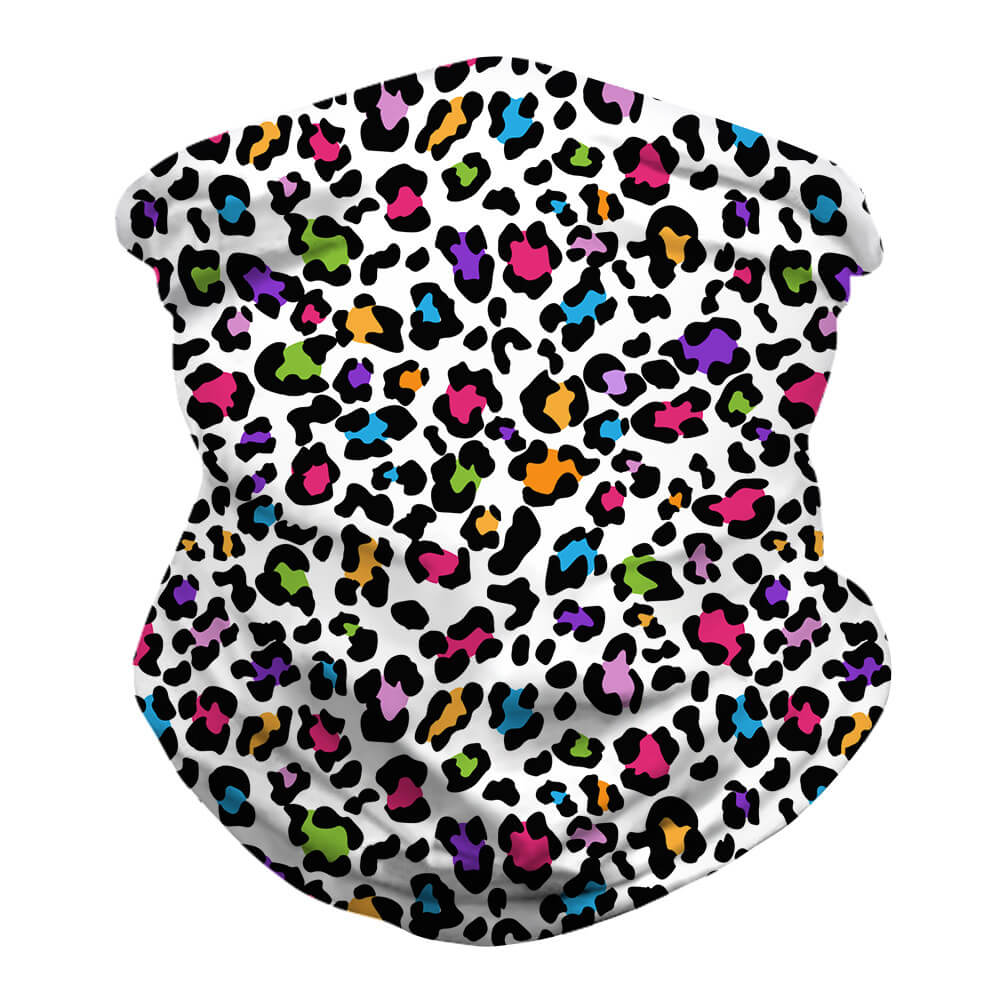 

Lovely Casual Leopard Print White Face Mask