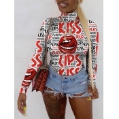 LW BASICS Red Lip Serie Street Turtleneck Lip Lett