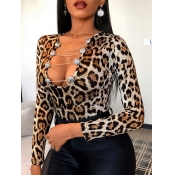 Lovely Street Leopard Print Metal Accessories Deco