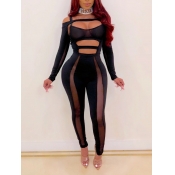 Lovely Sexy Off The Shouder Hollow-out See-through