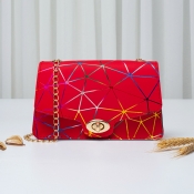 LW Geometric Basic Crossbody Bags