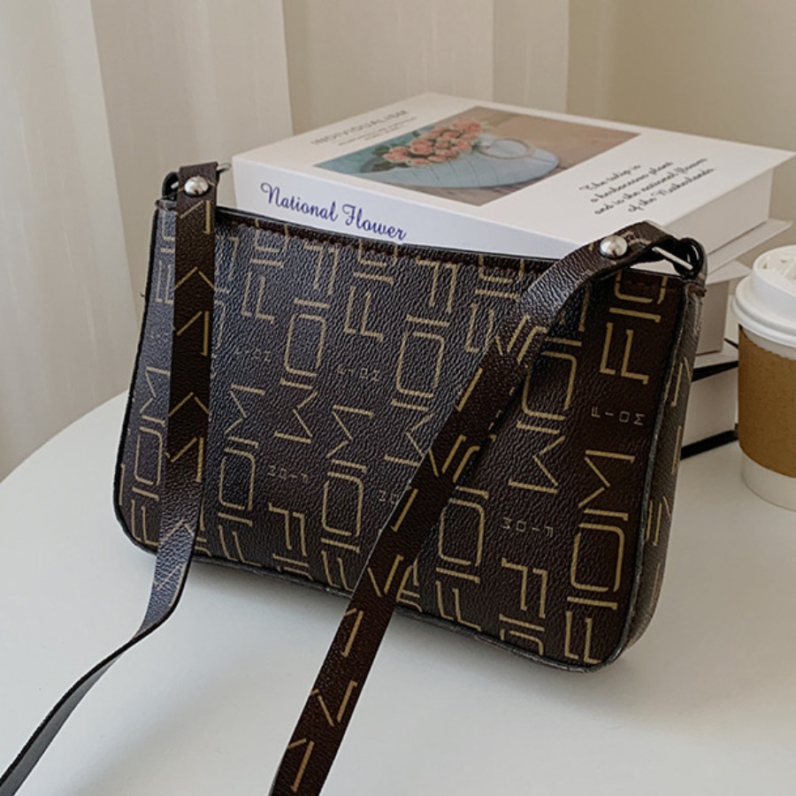 

Lovely Casual Letter Print Brown Crossbody Bag