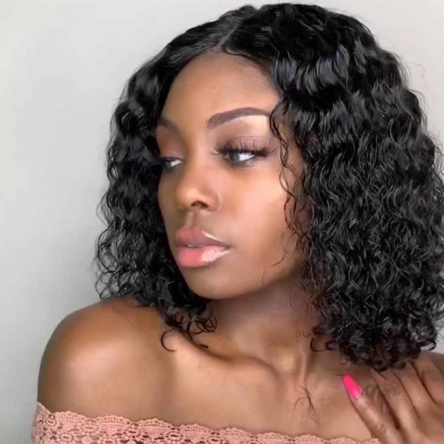 Lovely Caual Curly Black Wig