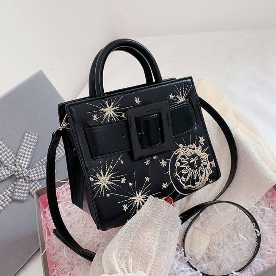 

Lovely Casual Star Print Black Crossbody Bag