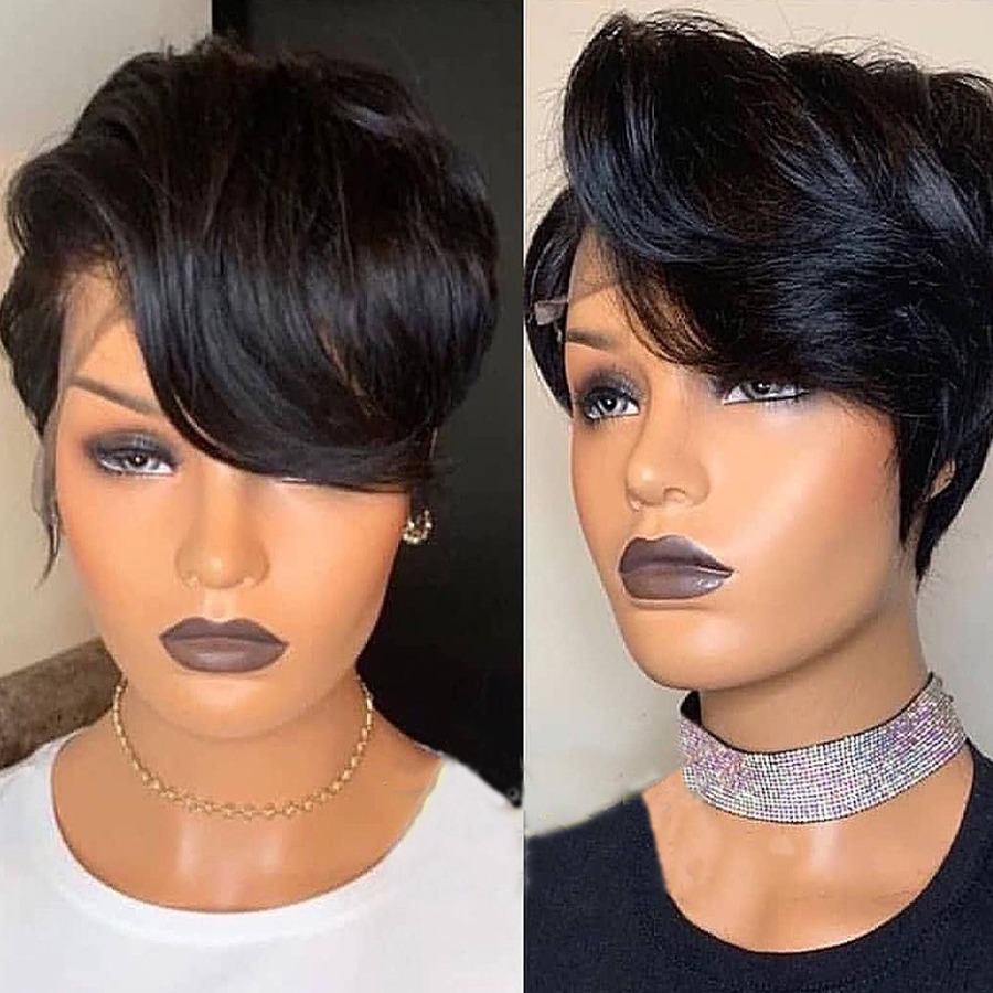

Lovely Casual High-temperature Resistance Black Wig