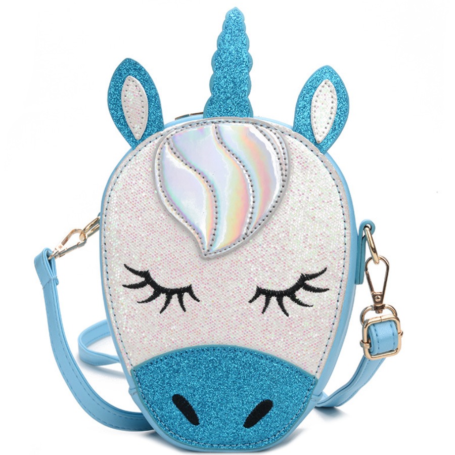 

Lovely Street Cartoon-shaped Blue Crossbody Bag