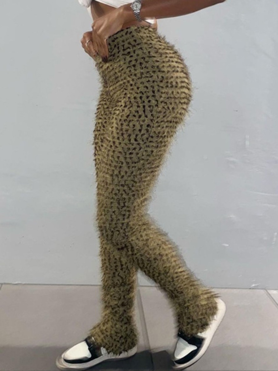 

Lovely Street High-waisted Leopard Print Pants