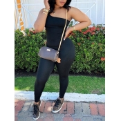 LW BASICS Sporty One Shoulder Bsic Skinny Black On