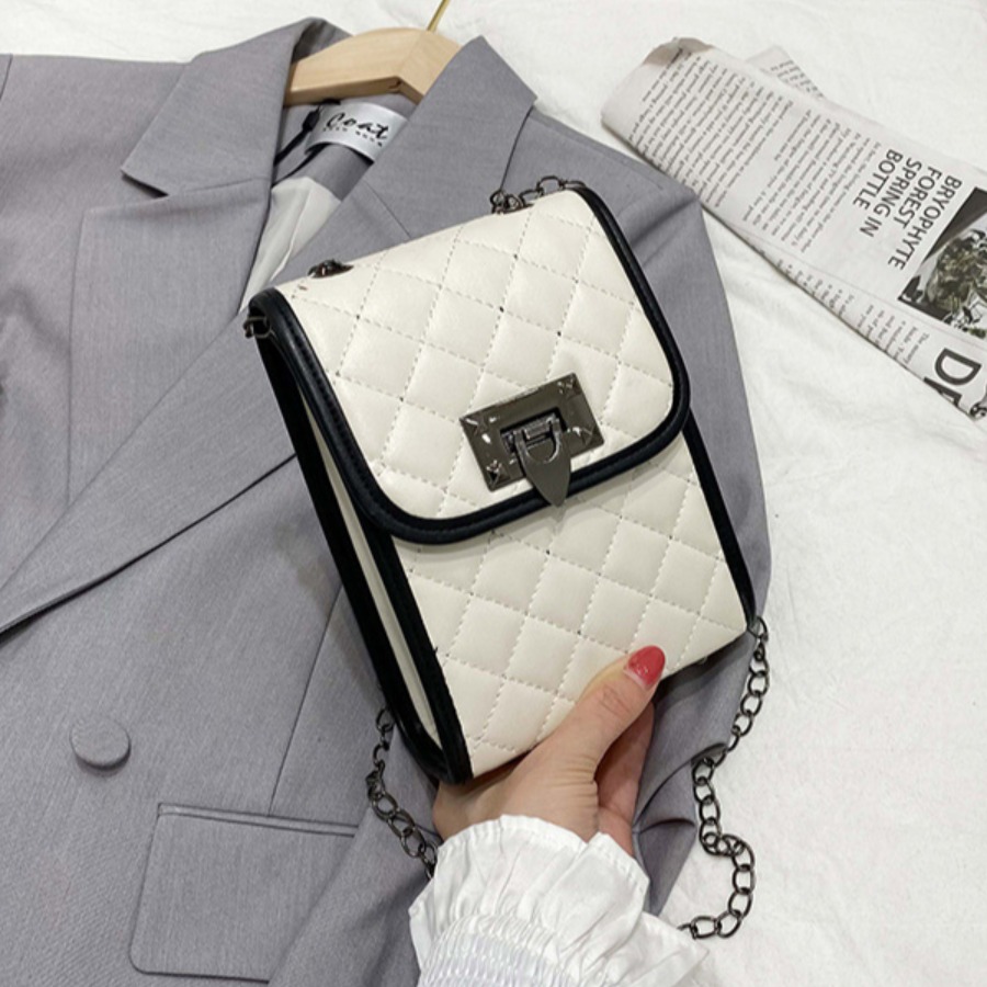 

Lovely Casual Metal Accessories Decoration White Crossbody Bags