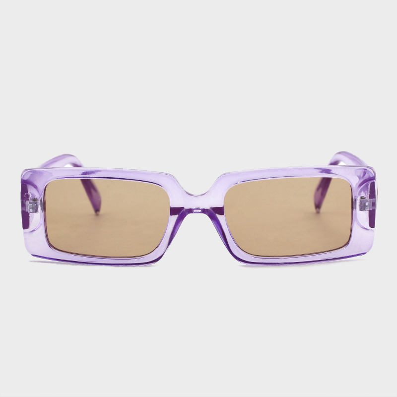 

Lovely Street Clear Frame Purple Sunglasses