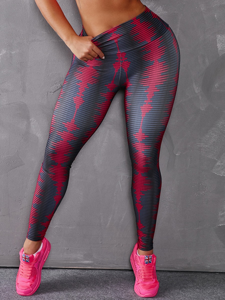 

Lovely TikTok Leggings Sporty High-waisted Print Black Yoga Leggings