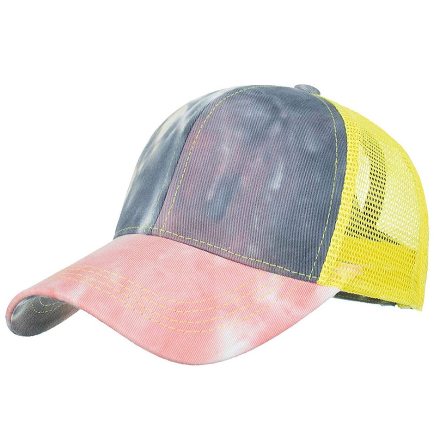 

Lovely Casual Tie-dye Yellow Hat
