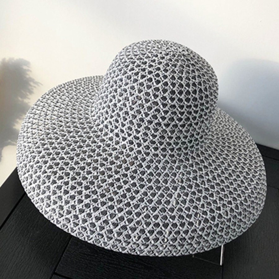 

Lovely Boho Straw White Hat