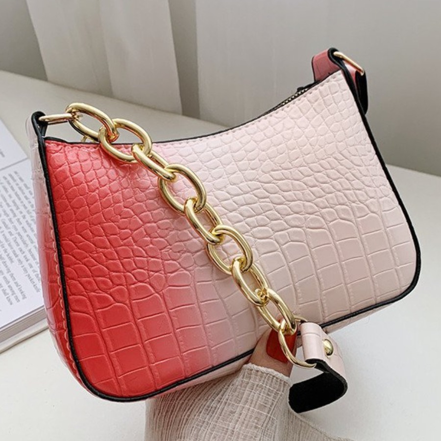 

LW Casual Gradient Red Shoulder Bag