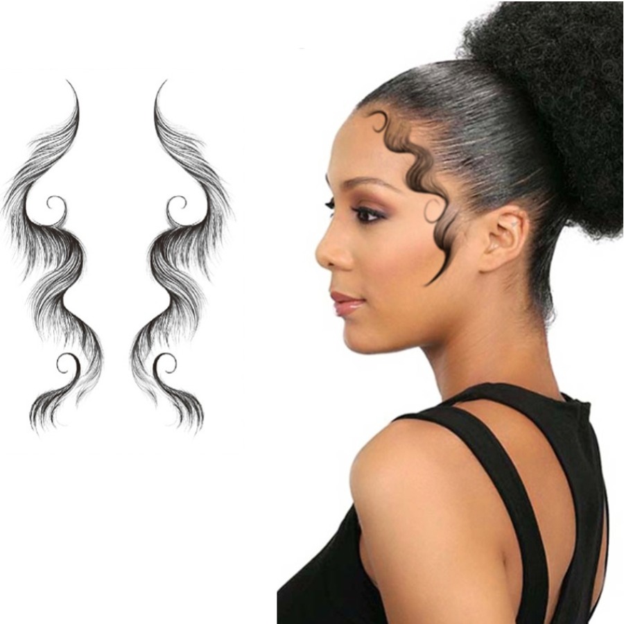 

LW Casual Asymmetrical Carbon Black Hair Edge