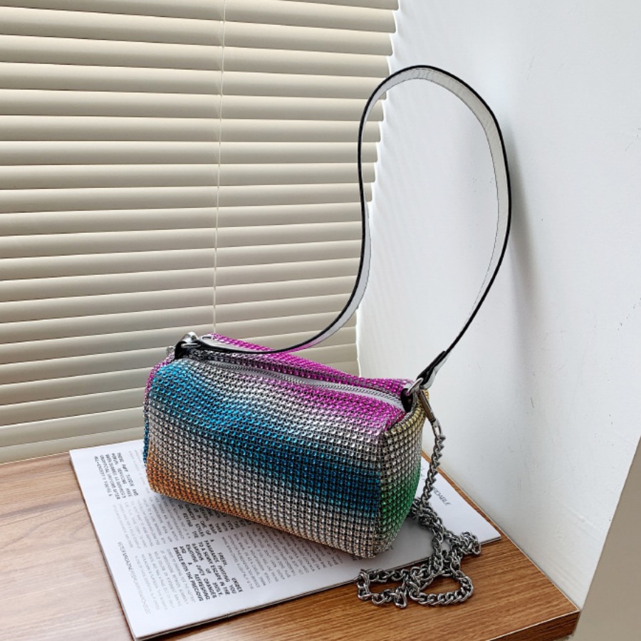 

Lovely Casual Gradient Chain Strap Multicolor Shoulder Bag, Multi