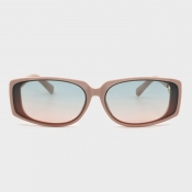 LW Street Chain Decoration Pink Sunglasses