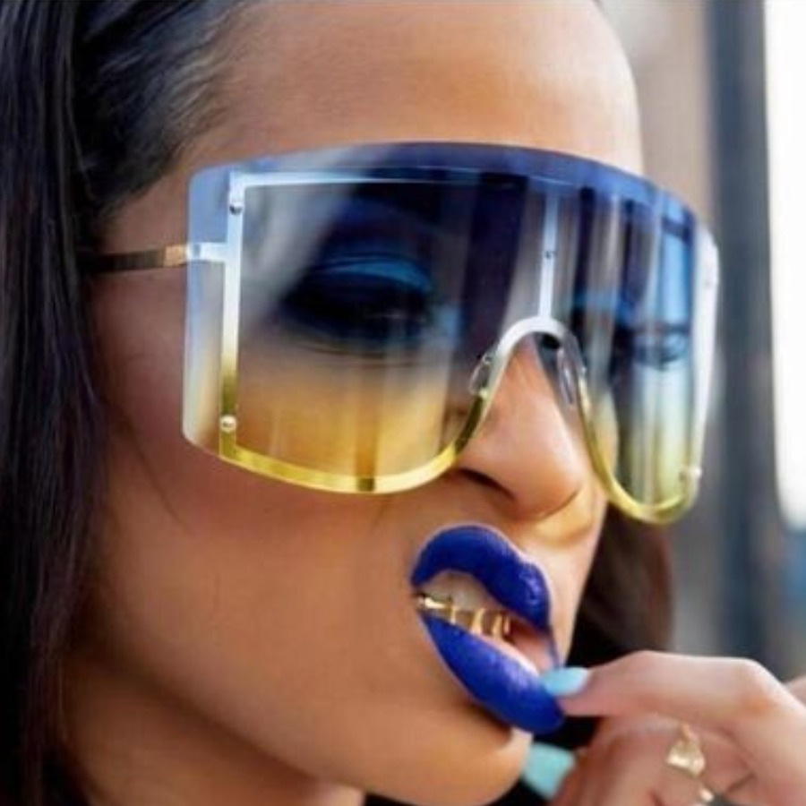 LW Casual Gradient Blue Sunglasses