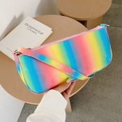 LW Casual Gradient Rectangular Shoulder Bag