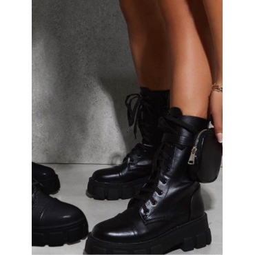 

LW Casual High Sole Black Booties