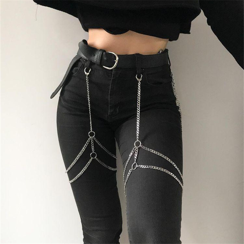 

Lovely Double-layer Thigh Body Chain, Silver