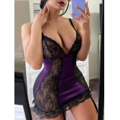 LW SXY See-through Patchwork Babydoll