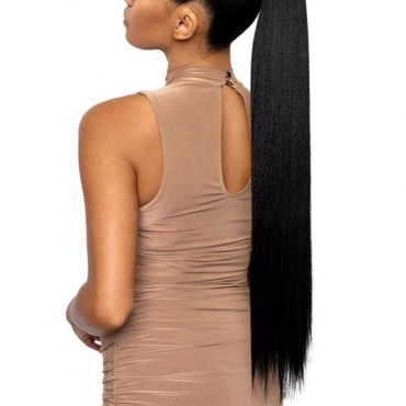 

LW Wigs High-temperature Resistance Hair Extension, Black