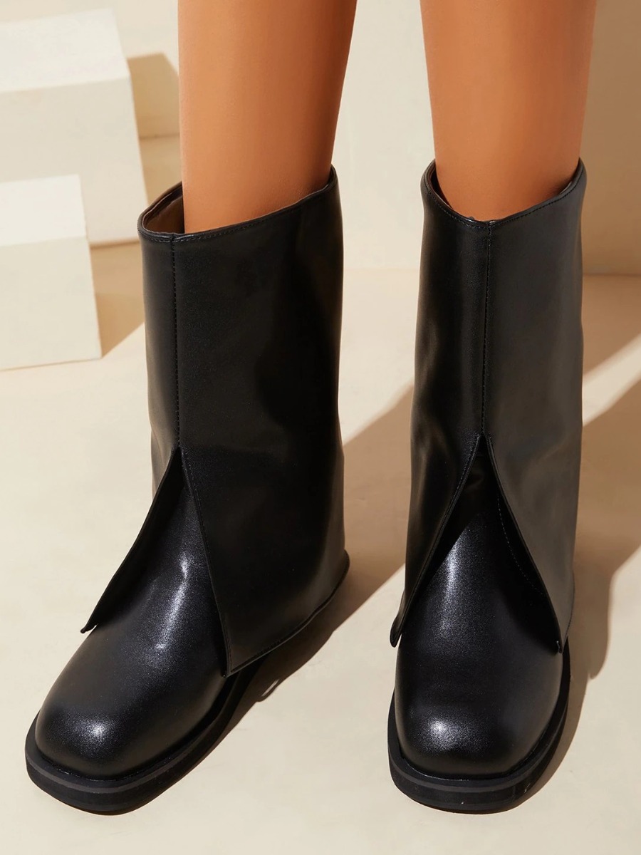 

LW Split Front Booties, Black