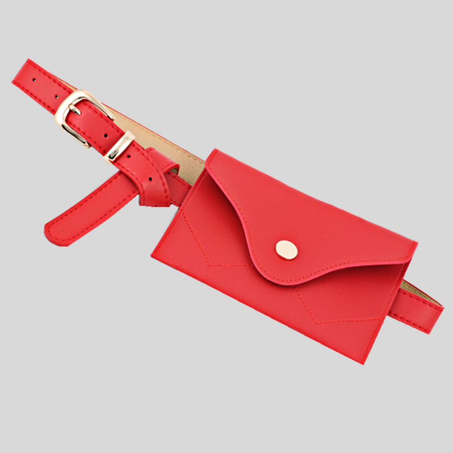 

LW Belt Design Bum Bag, Red