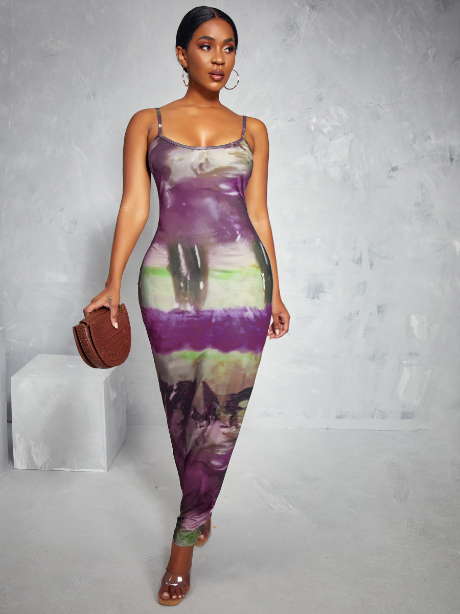 

LW Gradient Bodycon Cami Dress, Purple