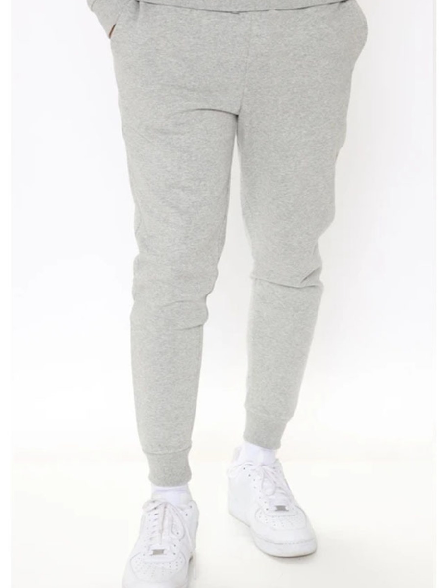 

LW Men Drawstring Pocket Design Pants, Grey