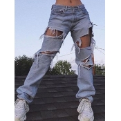 LW Low Waist Ripped Jeans