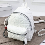 LW Metal Accesories Decoration Backpack