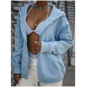 LW COTTON Hooded Collar Oversized Hoodie
