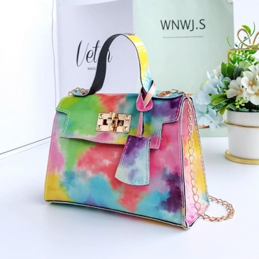 LW Tie Dye Multicolor Messenger Bag