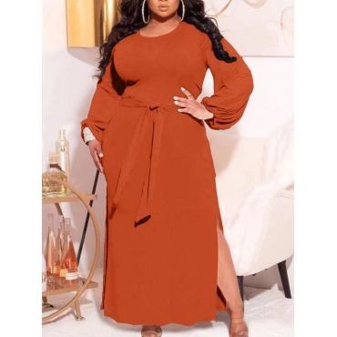 

LW Plus Size Casual Bandage High Split Dress, Croci