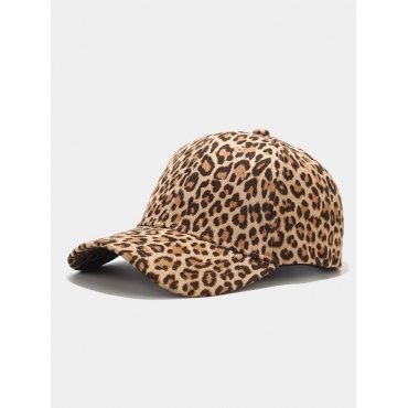 

LW Basic Animal Print Hat, Khaki