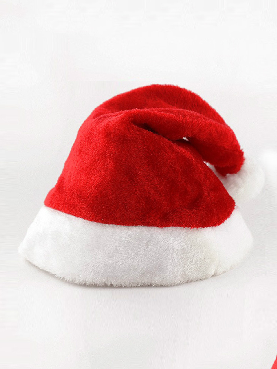 

LW Christmas Day Plush Hat, Red