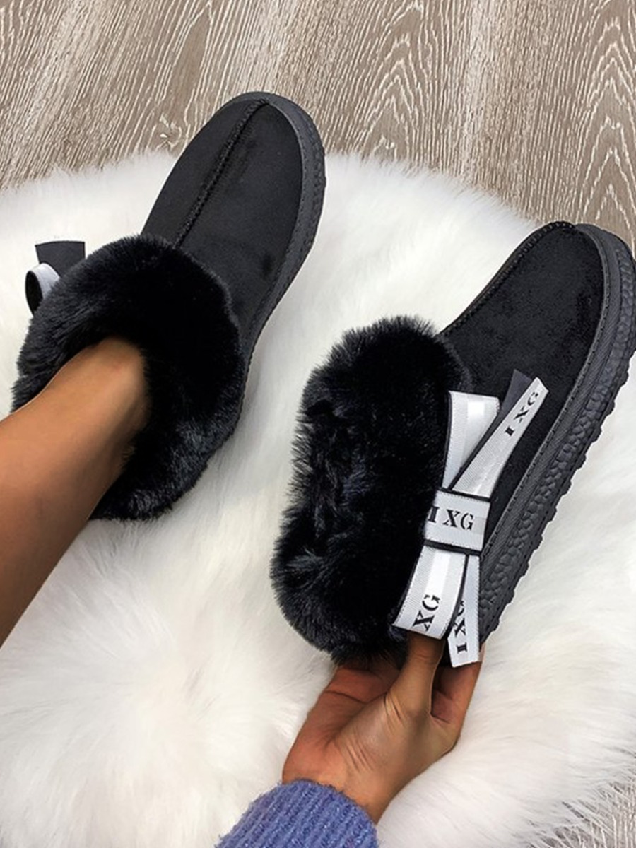 

LW Plush Warm Flats, Black