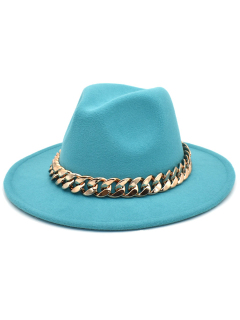 LW Chain Decor Jazz Hat