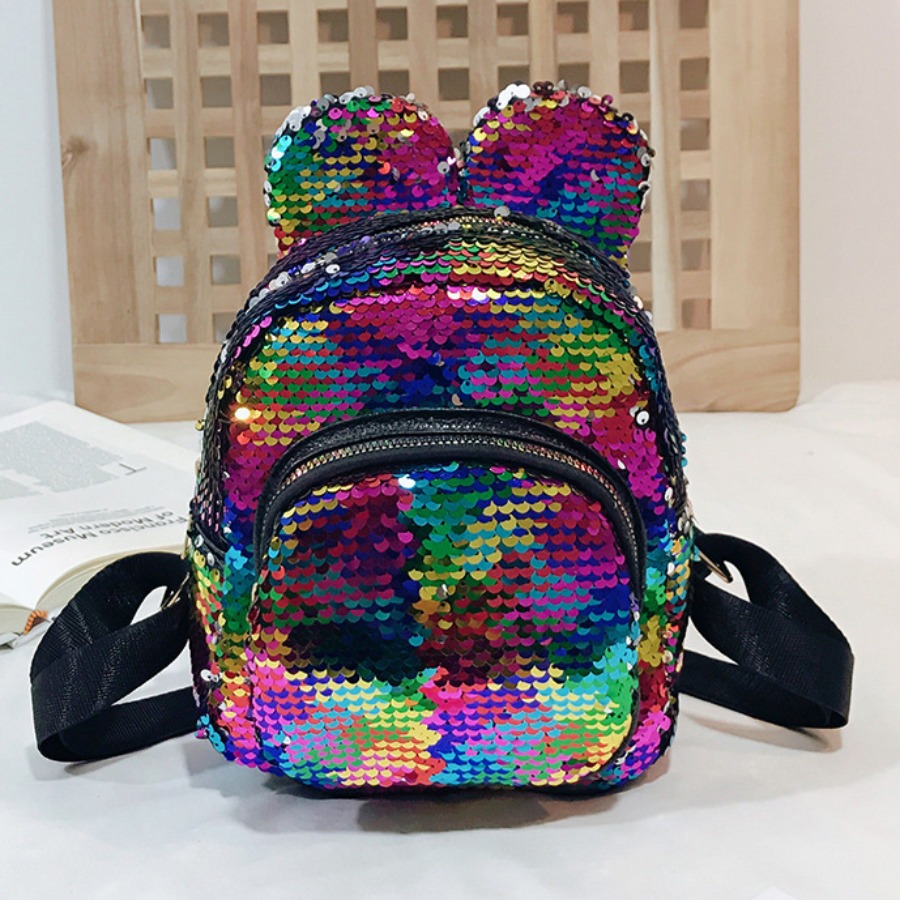 

LW Sequined Backpack, Multi