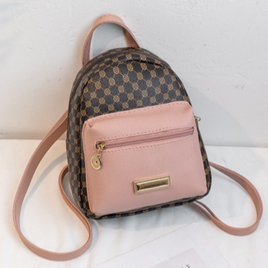 LW Geometric Pattern Backpack