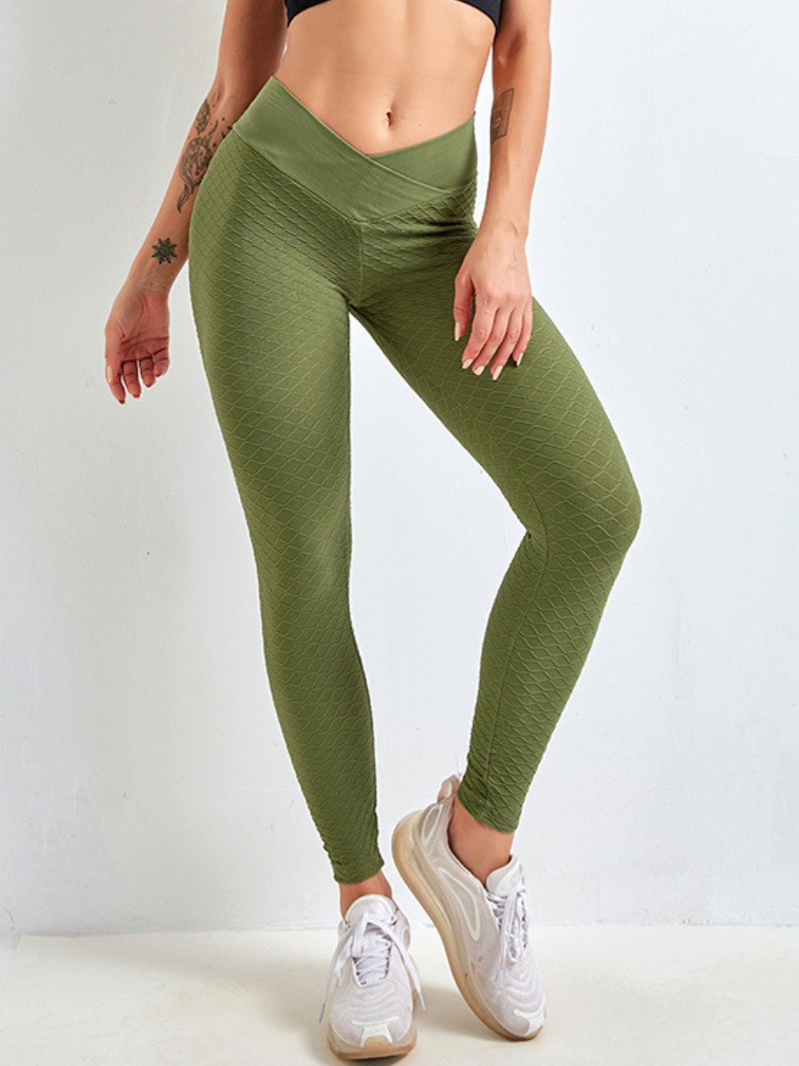 

LW Hip Lift Skinny Yoga Leggings, Green